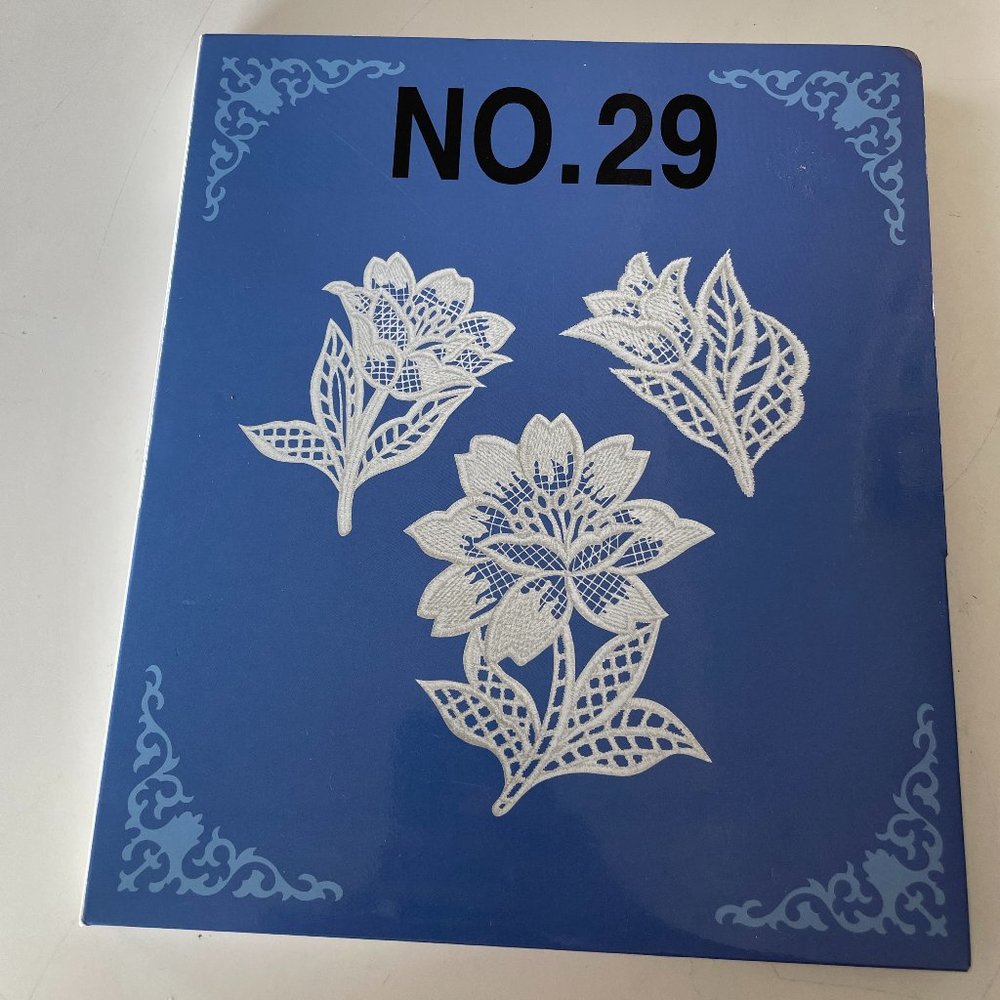 Machine embroidery cartridge - Floral Lace 29 for Brother Bernina Simplicity